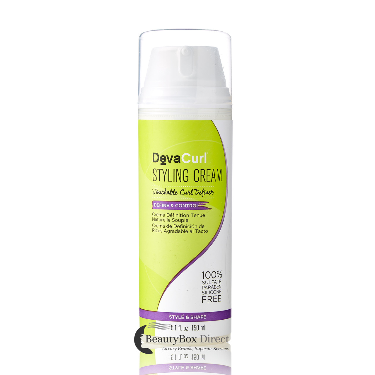 DevaCurl Styling Cream Touchable Curl Definer 5.1 oz - BeautyBox Direct