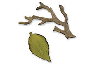 Sizzix Movers & Shapers Magnetic Die Tim Holtz - Mini Branch & Leaf Set 657208