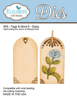 Elizabeth Craft Design Die - Tags & More 6 - Daisy 959