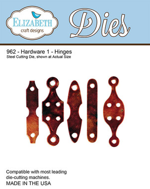 Elizabeth Craft Design Die  - Hardware 1 Hinges - 962