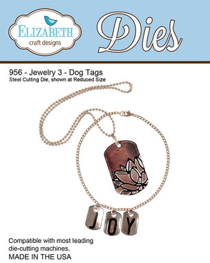 Elizabeth Craft Design Die  - Jewelry 3 Dog Tags 956