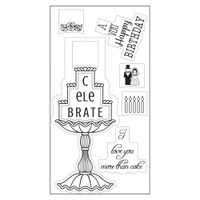 Sizzix Interchangeable Clear Stamps - Cake Celebrations 660557