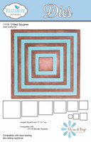 Elizabeth Craft Designs - Fitted Squares 1119
