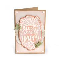Sizzix Thinlits Die - You Are My Happy 661944