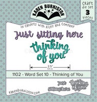 Karen Burniston - Word Set 10 - Thinking of You 1102