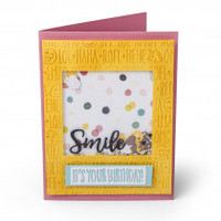 Sizzix 661954 Diamond Geometrics Impresslits Embossing Folder