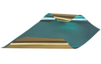 Rinea Turquoise/Gold Foil Glossy Solid Pack - Turquoise12