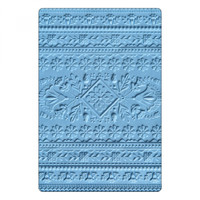 Sizzix 3-D Textured Impressions Embossing Folder - Folk Art Pattern 663613