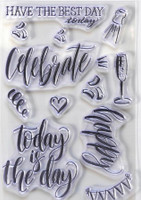 Elizabeth Craft Designs Clear Stamps - Celebrate CS174