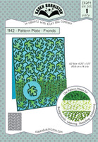 Karen Burniston - Pattern Plate -Fronds 1142