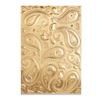 Sizzix 3-D Textured Impressions Embossing Folder - Paisley 664796