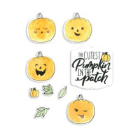 Sizzix Framelits Die Set 11PK w/Stamps - Cutest Pumpkin 662898