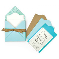 Sizzix ScoreBoards L Die - Gift Card Folder & Label #2 by Eileen Hull 663637