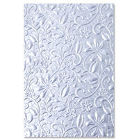 Sizzix 3-D Textured Impressions Embossing Folder - Lacey 665324