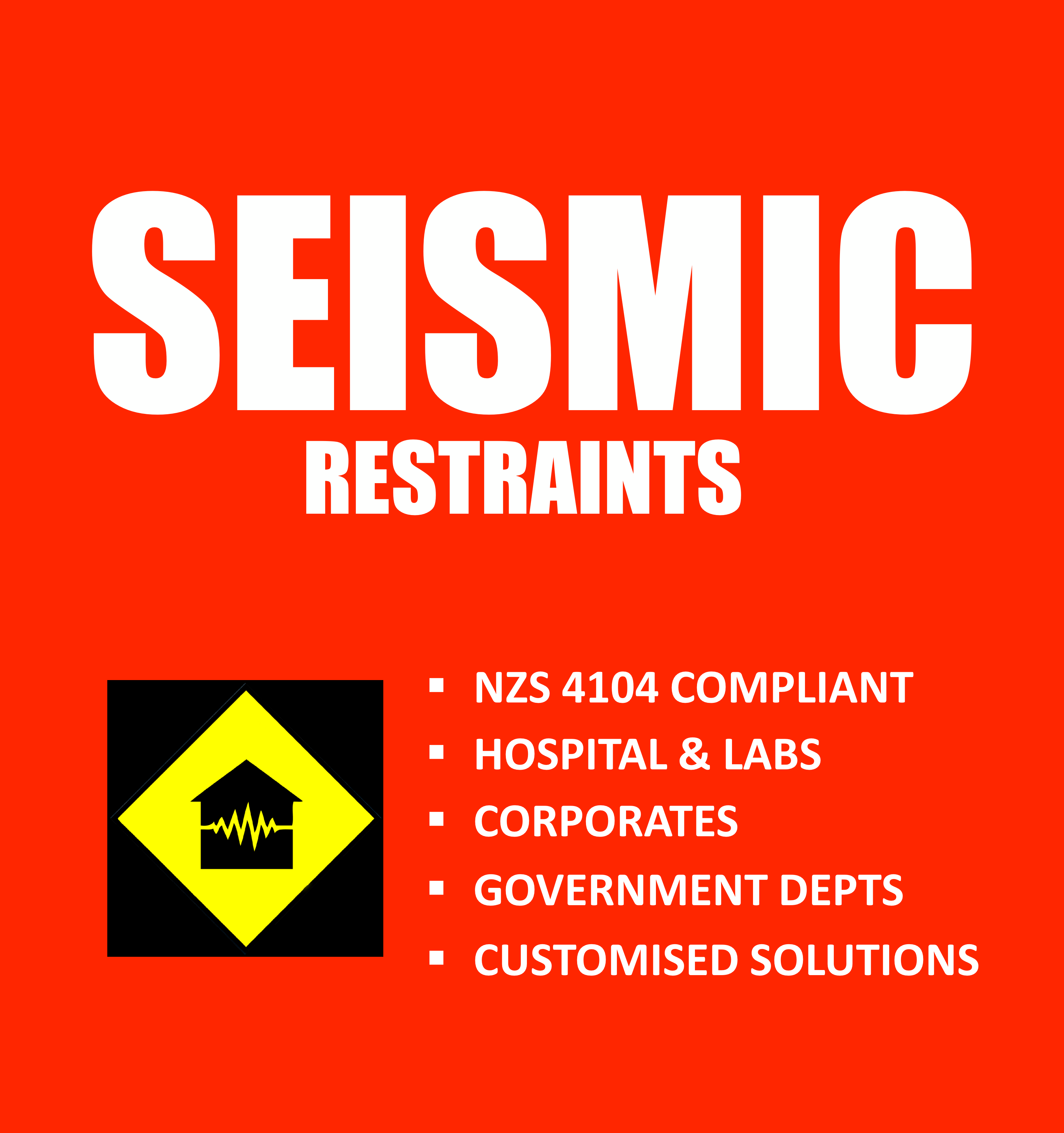 NZS 4104 Compliant, Hospital & Labs, Corporates, Government Depts, Customised Solutions