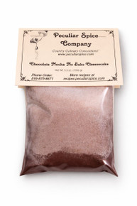 Peculiar Spice Chocolate Mocha No Bake Cheesecake