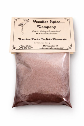 Peculiar Spice Chocolate Mocha No Bake Cheesecake