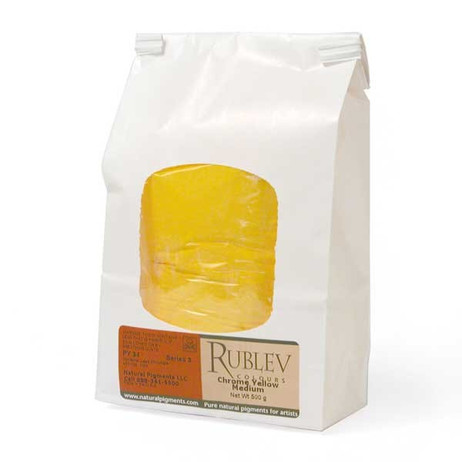 Rublev Colours Dry Pigments 100g - S3 Chrome Yellow Medium