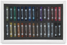 Art Spectrum Artists' Soft Pastels Set 30 Darks Card Box