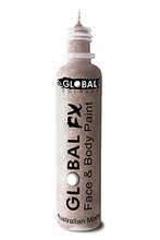 Global FX Face & Body Paint 36ml - Crystal White Holographic
