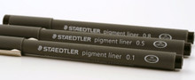 Staedtler Fineliner Pigment Liner - 0.5mm Black