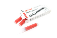 Rotring Ink Cartridge 3pkt - Red