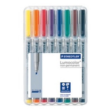 Staedtler Lumocolor Non Permanent Broad - Box of 8 Colour (2.5mm)