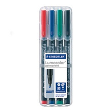 Staedtler Lumocolor Permanent Broad - Box of 4 Colours (2.5mm)