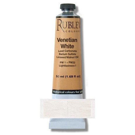 Rublev Artists Oil 50ml -  S4 Crystal White