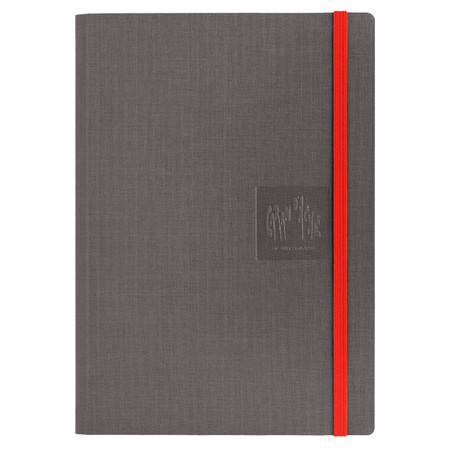 Caran D'Ache Notebook Canvas Cover A5 Lined Pages - Grey   |  454.601