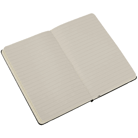 Moleskine Classic Notebook 192 Pages Hardcover - Pocket (9cm x 14cm) - Ruled - Open