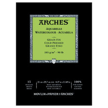 Arches Watercolour Pad Medium 185GSM - A4