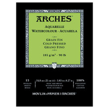Arches Watercolour Pad Medium 185GSM - A5