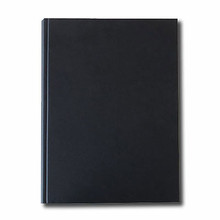 K&P Hardbound Sketchbook 120gsm 136pgs - 30cm x 38cm/11.7" x 15" - Black
