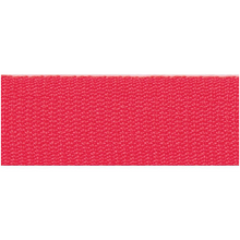 Rico Design Fabric Ribbon - Neon Red