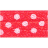 Polka-Dot Satin Ribbon - Red with White Dots