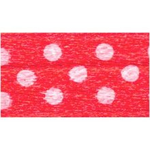 Polka-Dot Satin Ribbon - Red with White Dots