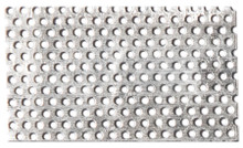 Aluminium Fine Perforated Plate - rnd-hole/staggered pch (RV 1.5/2.4) 0.5mm x 250mm x 400mm