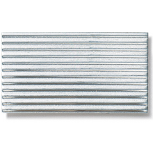 Aluminium Fine-Corrugated Sheet - 0.8mm x 250mm x 250mm