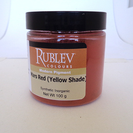 Rublev Colours Dry Pigments 100g - S1 Mars Red (Yellow Shade)