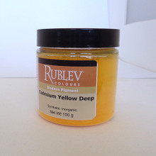 Rublev Colours Dry Pigments 100g - S6 Cadmium Yellow Deep
