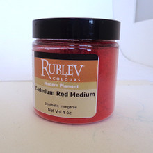Rublev Colours Dry Pigments 100g - S8 Cadmium Red Medium