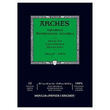 Arches Watercolour Pad Cold Pressed (Medium) 300GSM - A3