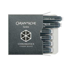 Caran D'Ache Chromatics Ink Cartridges 6pcs - Cosmic Black | 8021.009