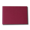 K&P Hardbound Sketchbook 100gsm 176pgs - A5/8.3" x 5.8" Landscape - Red