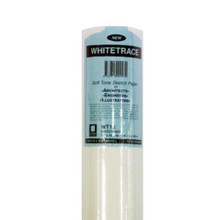 Pack of 12 Draftex Whitetrace Soft Tone Sketch Paper 24''x 50 yds (61x46cm)