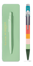 849 PAUL SMITH Ballpoint pen with slim case PISTACHIO GREEN - Limited Edition | 849.721