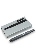 LAMY T10 INK CARTRIDGES 5 PACK [clr:BLACK]