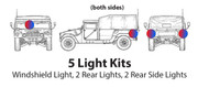 Phantom StormLight™ Kit, 5 Light Law Enforcement