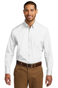 Port Authority Tall Long Sleeve Carefree Poplin Shirt